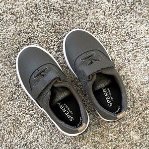 Brand new without tags leather Sperry Top-sider 8 toddler, olive color